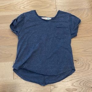 Navy blue top